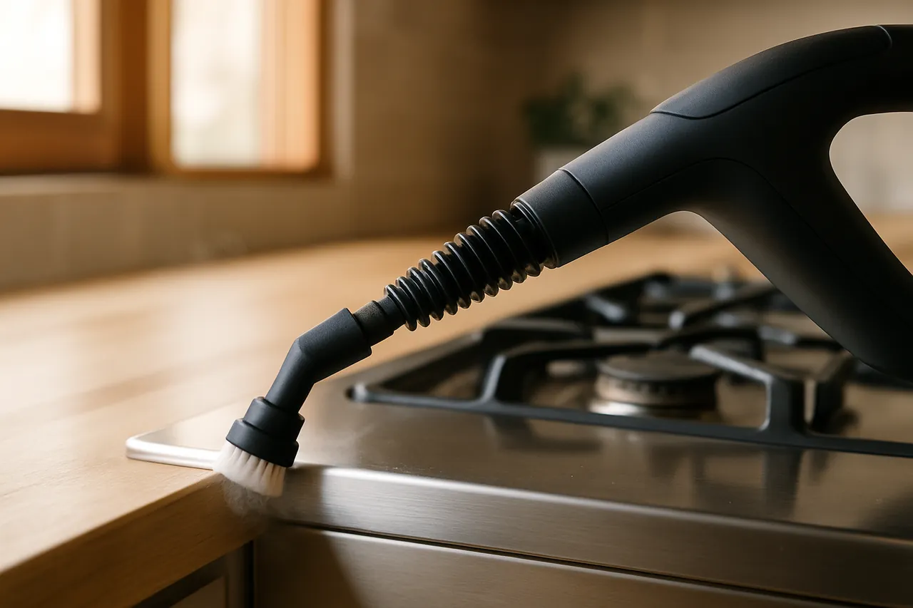 Handheld steam cleaner